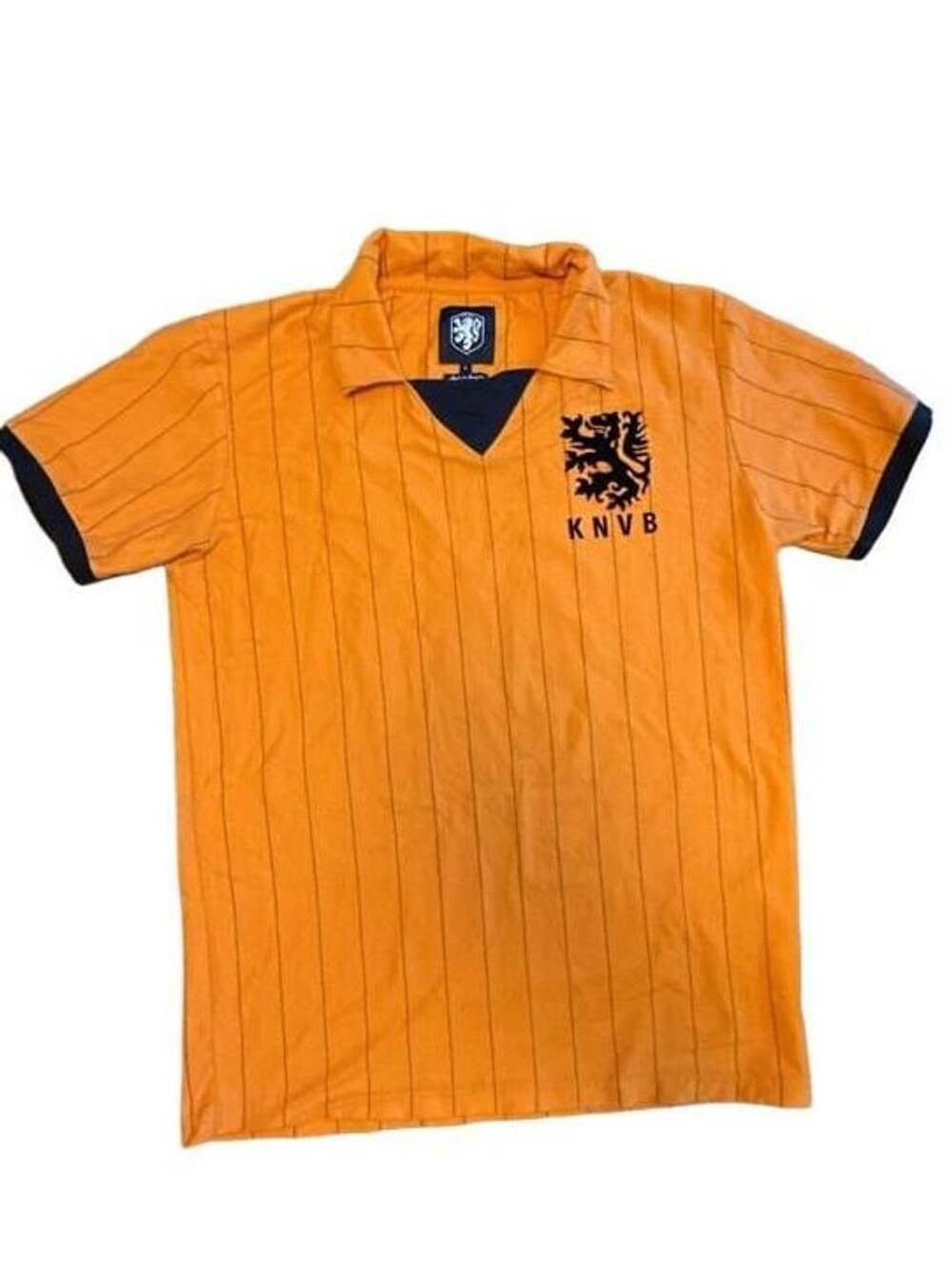 Score Draw KNVB Netherlands Jersey Size L 1983 Retro Cruyff 14 Orange